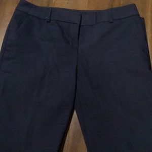 Navy Columnist Ankle pants